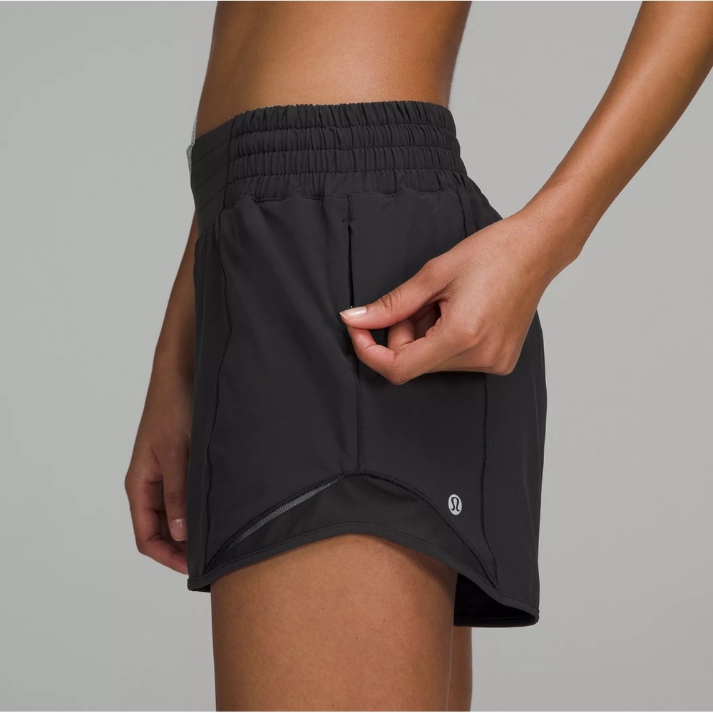 Lululemon Hotty Hot Short *High-Rise Long 4" Black